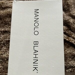 Manolo Blahnik heels 40 navy blue